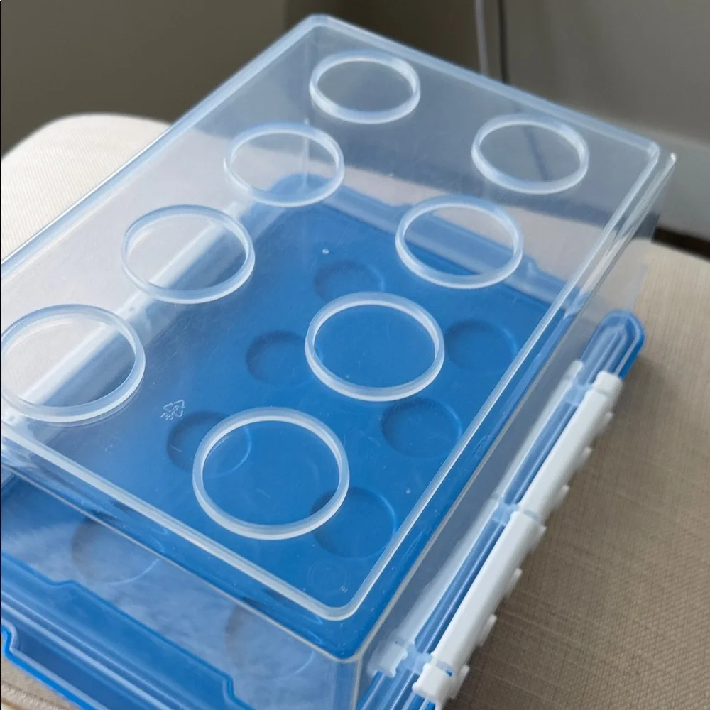Lego Blue Stackable Storage Box 10x7x5 inches